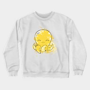 Cute yellow octopus Crewneck Sweatshirt